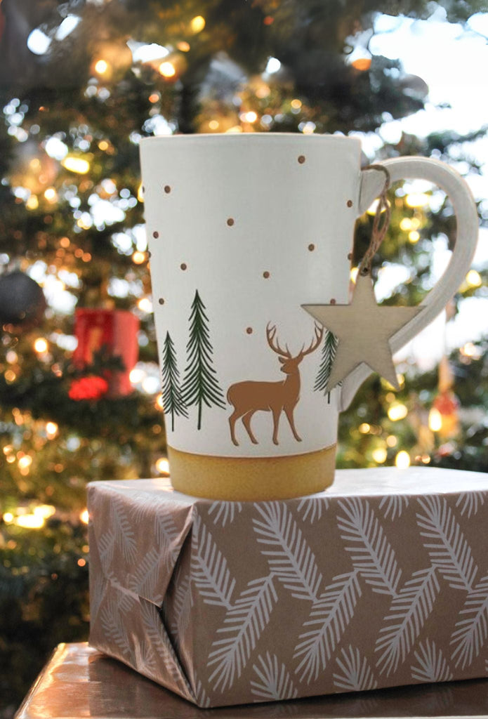 Holiday Stoneware Mugs