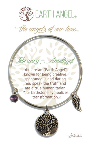 Open image in slideshow, February - Amethyst: Birthstone Bracelet
